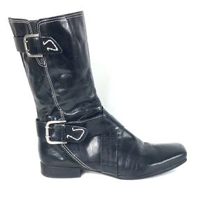 True Religion Black Boots Size 10 B
